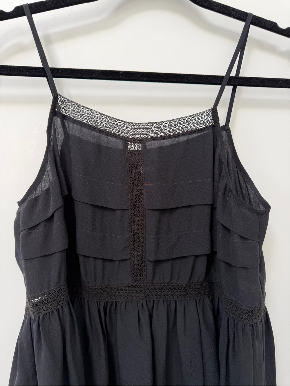Madewell Silk Camisole with Lace Detailing